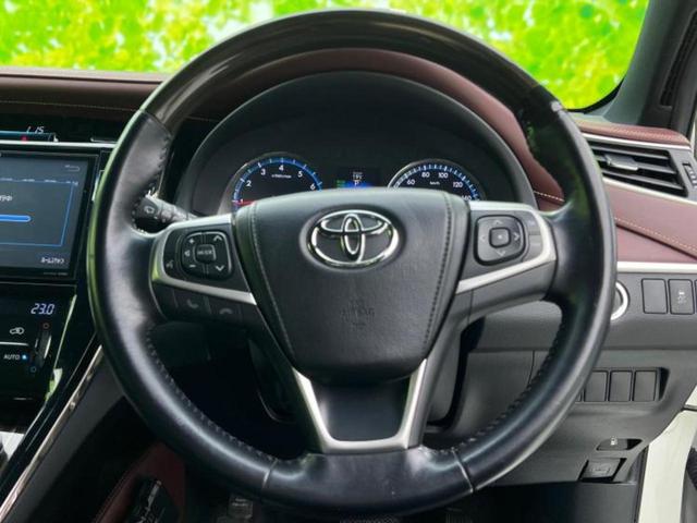 ハリアー エレガンス 保証書/社外 9インチ SDナビ/シート ハーフレザー/ヘッドランプ LED/ETC/EBD付ABS/横滑り防止装置/アイドリングストップ/フルセグTV/エアバッグ 運転席/エアバッグ 助手席 記録簿(16枚目)