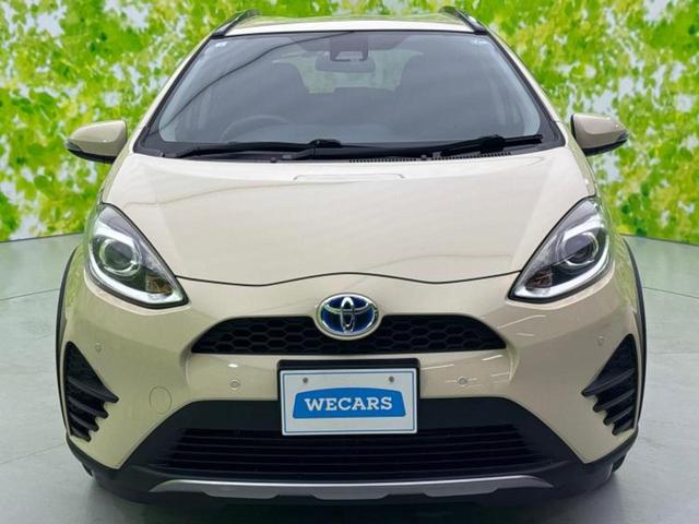 アクア クロスオーバー　保証書／社外　ＳＤナビ／衝突安全装置／車線逸脱防止支援システム／シート　ハーフレザー／ヘッドランプ　ＬＥＤ／ＥＴＣ／ＥＢＤ付ＡＢＳ／横滑り防止装置／アイドリングストップ／フルセグＴＶ　ワンオーナー（40枚目）