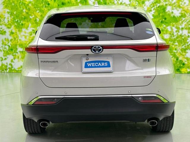 ハリアーハイブリッド ４ＷＤ　Ｚレザーパッケージ　新品タイヤ／ＪＢＬ／保証書／純正　ＳＤナビ／デジタルインナーミラー／衝突安全装置／シートヒーター／パノラミックビューモニター／車線逸脱防止支援システム／シート　フルレザー　革シート　全周囲カメラ（46枚目）