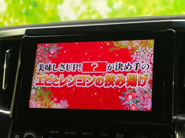 アルファードハイブリッド 4WDエグゼクティブラウンジ 新品タイヤ/サンルーフ/純正エアロ/JBL/保証書/純正 SDナビ/フリップダウンモニター/デジタルインナーミラー/衝突安全装置/両側電動スライドドア/シートヒーター/車線逸脱防止支援システム 4WD(13枚目)