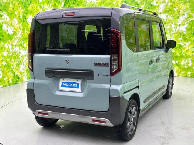 スペーシアギア ４ＷＤハイブリッドＸＺ　純正　９インチ　ナビ／セーフティサポート（スズキ）／両側電動スライドドア／シートヒーター／全方位モニター／車線逸脱防止支援システム／ヘッドランプ　ＬＥＤ／ＵＳＢジャック／ＥＢＤ付ＡＢＳ　全周囲カメラ（3枚目）