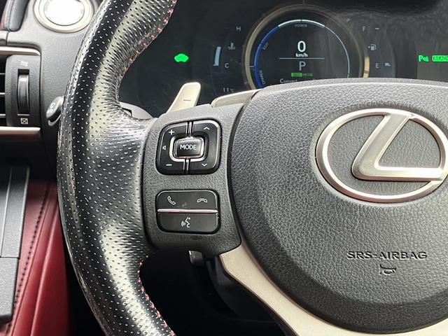 RC RC300h Fスポーツ 赤革シート/新品アルミホイール&新品タイヤSET/純正SDナビ/地デジ/Bluetooth/レーダークルーズ/PCS/BSM/Pシート/ビルトインETC/純正LEDヘッドライト/Bモニター/Cセンサー(25枚目)