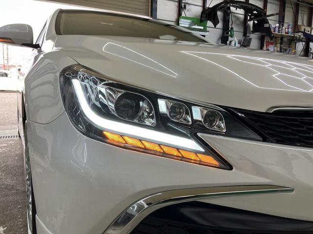 マークＸ ２５０Ｇ　リラックスセレクション　ＲＤＳモデリスタ仕様フルエアロｋｉｔ／新品３眼ＬＥＤヘッドライト／新品ファイバーテール／新品アルミホイール＆新品タイヤＳＥＴ／ＥＴＣ／スマートキー／Ｐスタート／パワーシート（12枚目）