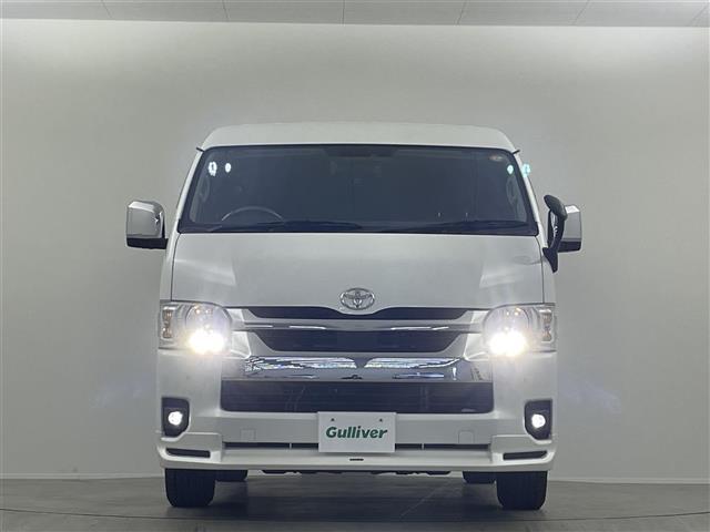 ハイエースワゴン ＧＬ　禁煙　モデリスタエアロ　後席　全方位　ＬＥＤ　純正ナビ　ビルトインＥＴＣ　ドライブレコーダー　フルセグＴＶ　パワースライドドア　スマートキー　ＭＴモード付ＡＴ　衝突被害軽減（40枚目）