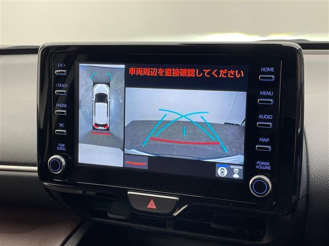 ヤリスクロス ハイブリッドＺ　モデリスタエアロ　純正８型ナビ　Ｂｌｕｅｔｏｏｔｈ　全周囲カメラ　衝突被害軽減ブレーキ　レーンアシスト　コーナーセンサー　ブラインドスポットモニター　オートマチックハイビーム　シートヒーター　禁煙車（3枚目）