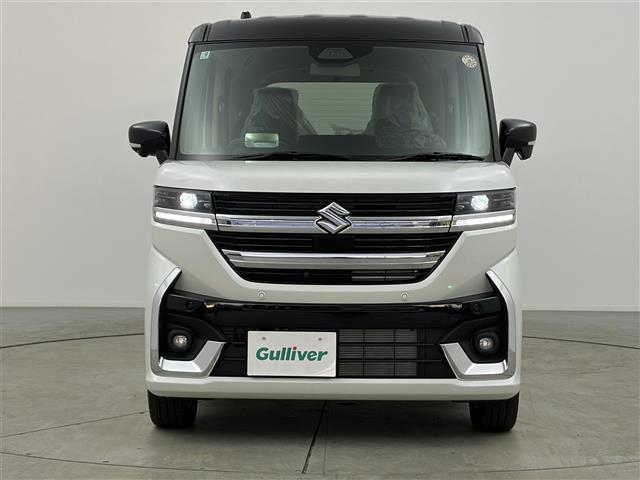 スペーシアカスタム ハイブリッドXS 届出済未使用車 純正ナビ フルセグTV 全方位モニター スズキセーフティサポート 両側パワースライドドア ヘッドアップディスプレイ ハーフレザーシート シートヒーター アダプティブクルーズコントロール(30枚目)