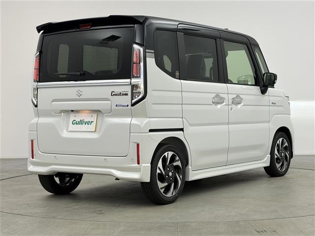 スペーシアカスタム ハイブリッドXS 届出済未使用車 純正ナビ フルセグTV 全方位モニター スズキセーフティサポート 両側パワースライドドア ヘッドアップディスプレイ ハーフレザーシート シートヒーター アダプティブクルーズコントロール(33枚目)