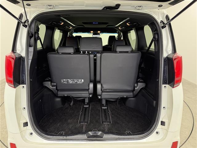 アルファードハイブリッド S タイプゴールドII ワンオナ 4WD 追従クルコン レーンアシスト BSM オートマチックハイビーム デジタルミラー 三眼LED LEDフォグ 両側パワスラ Pバックドア スマートキー 純正フロアマット(25枚目)