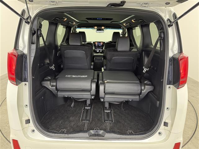 アルファードハイブリッド S タイプゴールドII ワンオナ 4WD 追従クルコン レーンアシスト BSM オートマチックハイビーム デジタルミラー 三眼LED LEDフォグ 両側パワスラ Pバックドア スマートキー 純正フロアマット(28枚目)