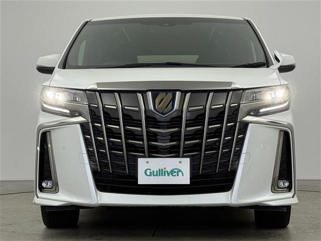 アルファードハイブリッド S タイプゴールドII ワンオナ 4WD 追従クルコン レーンアシスト BSM オートマチックハイビーム デジタルミラー 三眼LED LEDフォグ 両側パワスラ Pバックドア スマートキー 純正フロアマット(30枚目)