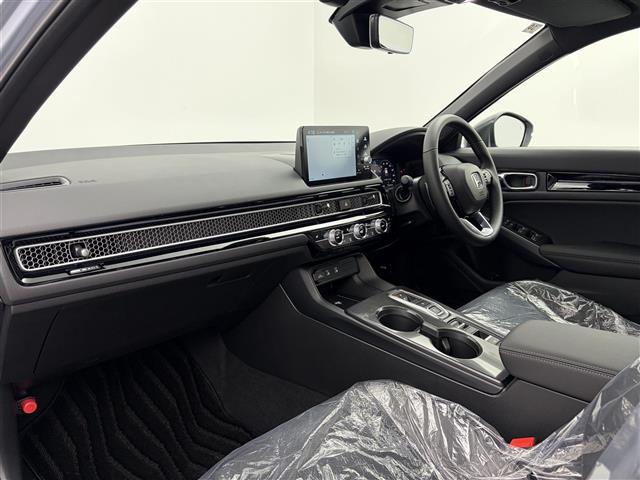 シビック e:HEV EX 登録済未使用車 9インチディスプレイナビ フルセグTV バックカメラ ホンダセンシング パノラマサンルーフ BOSE ワイヤレス充電 ETC2.0 前後ドラレコ パワーシート 衝突軽減 ドラレコ(24枚目)