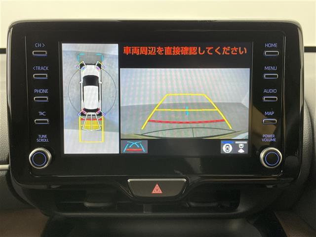 ヤリスクロス ハイブリッドZ ディスプレイオーディオ アラウンドビューモニター 追従クルコン ビルトETC シートヒーター ハーフレザー パワーシート ステアリングヒーター オートハイビーム スマートキー 保証書 記録簿(10枚目)