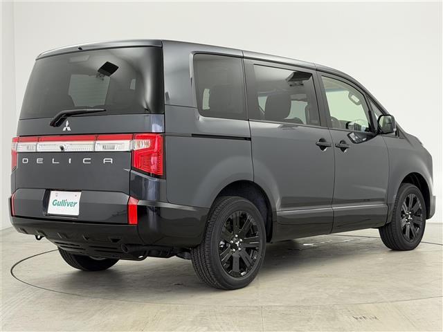 デリカD:5 ブラックエディション 登録済未使用車 11型ナビ Bluetooth対応 フルセグTV 全方位カメラ パドルシフト ステアリングヒーター 本革シート パワーシート シートヒーター 後席フリップダウンモニター 電動ステップ(29枚目)