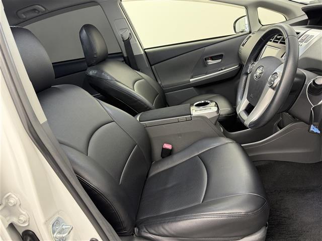 プリウスアルファ Sツーリングセレクション 純正HDDナビ 前後ドラレコ ETC 横滑り防止 オートライト フォグランプ TSC 純正18インチAWプッシュスタート スペアキー レザー調シートカバー(22枚目)