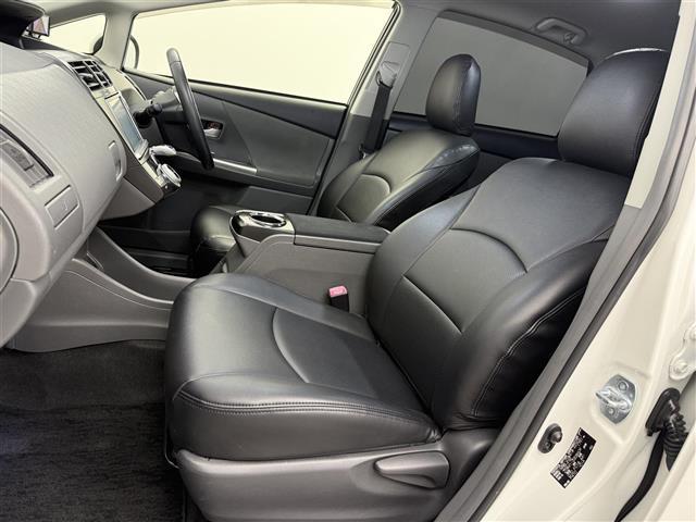 プリウスアルファ Sツーリングセレクション 純正HDDナビ 前後ドラレコ ETC 横滑り防止 オートライト フォグランプ TSC 純正18インチAWプッシュスタート スペアキー レザー調シートカバー(23枚目)