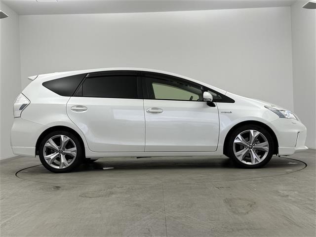 プリウスアルファ Sツーリングセレクション 純正HDDナビ 前後ドラレコ ETC 横滑り防止 オートライト フォグランプ TSC 純正18インチAWプッシュスタート スペアキー レザー調シートカバー(30枚目)