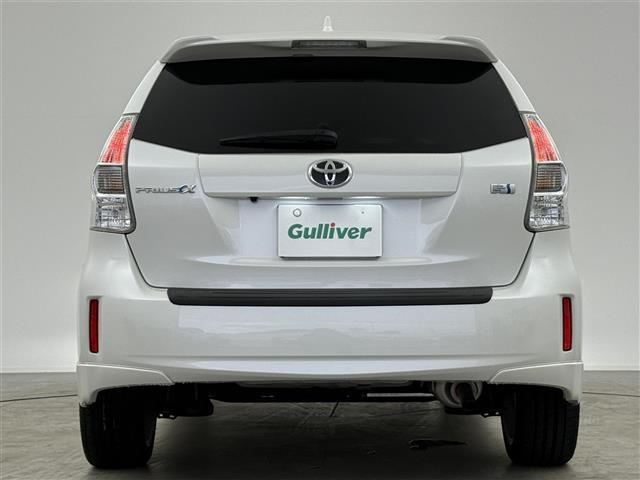 プリウスアルファ Sツーリングセレクション 純正HDDナビ 前後ドラレコ ETC 横滑り防止 オートライト フォグランプ TSC 純正18インチAWプッシュスタート スペアキー レザー調シートカバー(32枚目)