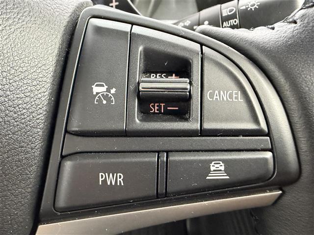 スペーシアギア ハイブリッドXZ ターボ スズキセーフティサポート 衝突被害軽減ブレーキ 車線逸脱警報 レーダークルーコントロール ステアリングスイッチ 両側電動スライドドア 純正ナビ ワンセグTV Bluetooth ステアリングスイッチ(7枚目)