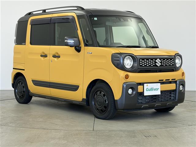 スペーシアギア ハイブリッドXZ ターボ スズキセーフティサポート 衝突被害軽減ブレーキ 車線逸脱警報 レーダークルーコントロール ステアリングスイッチ 両側電動スライドドア 純正ナビ ワンセグTV Bluetooth ステアリングスイッチ(31枚目)