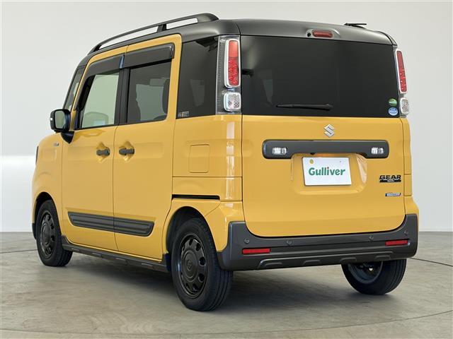 スペーシアギア ハイブリッドXZ ターボ スズキセーフティサポート 衝突被害軽減ブレーキ 車線逸脱警報 レーダークルーコントロール ステアリングスイッチ 両側電動スライドドア 純正ナビ ワンセグTV Bluetooth ステアリングスイッチ(35枚目)