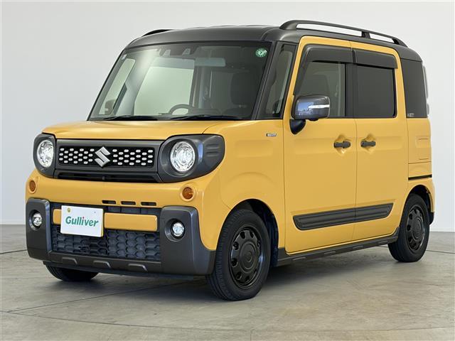 スペーシアギア ハイブリッドXZ ターボ スズキセーフティサポート 衝突被害軽減ブレーキ 車線逸脱警報 レーダークルーコントロール ステアリングスイッチ 両側電動スライドドア 純正ナビ ワンセグTV Bluetooth ステアリングスイッチ(37枚目)