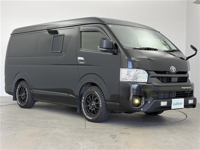 ハイエースワゴン ＧＬ　ＦＬＥＸコンプリートカー　シートアレンジ【ｆａｍｉｌｉａｒ】　ヒッチメンバー　防虫ネット　アミエース（左後網戸）　フロントバンパー　テールランプ　フォグランプ　社外ナビ　後席モニター　全方位カメラ（31枚目）