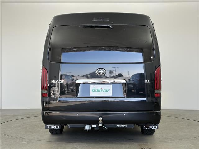 ハイエースワゴン ＧＬ　ＦＬＥＸコンプリートカー　シートアレンジ【ｆａｍｉｌｉａｒ】　ヒッチメンバー　防虫ネット　アミエース（左後網戸）　フロントバンパー　テールランプ　フォグランプ　社外ナビ　後席モニター　全方位カメラ（34枚目）