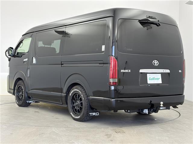 ハイエースワゴン ＧＬ　ＦＬＥＸコンプリートカー　シートアレンジ【ｆａｍｉｌｉａｒ】　ヒッチメンバー　防虫ネット　アミエース（左後網戸）　フロントバンパー　テールランプ　フォグランプ　社外ナビ　後席モニター　全方位カメラ（35枚目）