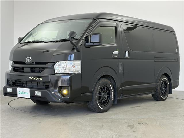 ハイエースワゴン ＧＬ　ＦＬＥＸコンプリートカー　シートアレンジ【ｆａｍｉｌｉａｒ】　ヒッチメンバー　防虫ネット　アミエース（左後網戸）　フロントバンパー　テールランプ　フォグランプ　社外ナビ　後席モニター　全方位カメラ（37枚目）