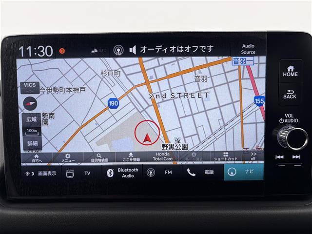 ＺＲ－Ｖ ｅ：ＨＥＶ　Ｚ特別仕様車ブラックスタイル　登録済未使用車　ホンダセンシング　ホンダコネクトディスプレイナビ　スマホ連動／フルセグ　全方位カメラ　ビルトインＥＴＣ２．０　前パワーシート／ヒーター　レザーシート　前後コーナーセンサー　純正１８ＡＷ（10枚目）