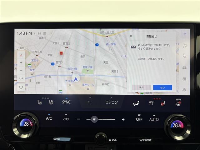 ＮＸ ＮＸ４５０ｈ＋　Ｆスポーツ　レクサスセーフティシステム　衝突軽減　レーンキープ　追従型クルコン　全方位カメラ　ＢＳＭ　前後ドライブレコーダー　パドルシフト　１４型純正ナビ　Ｃａｒｐｌａｙ　シート赤黒　カーテシランプ　ＥＴＣ２．０（10枚目）