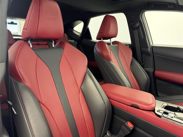 ＮＸ ＮＸ４５０ｈ＋　Ｆスポーツ　レクサスセーフティシステム　衝突軽減　レーンキープ　追従型クルコン　全方位カメラ　ＢＳＭ　前後ドライブレコーダー　パドルシフト　１４型純正ナビ　Ｃａｒｐｌａｙ　シート赤黒　カーテシランプ　ＥＴＣ２．０（23枚目）