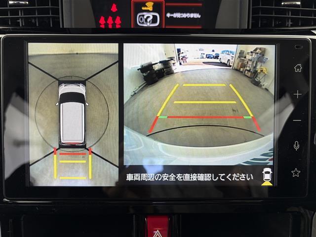 ルーミー カスタムＧ－Ｔ　衝突回避支援ブレーキ　誤発進抑制制御　追従型クルコン　レーンディパーチャー　標識認識機能　全方位カメラ　ＬＥＤ　両側パワスラ　９インチ純正ナビ　Ａｐｐｌｅｃａｒｐｌａｙ　シートヒーター　電子パーキング（11枚目）