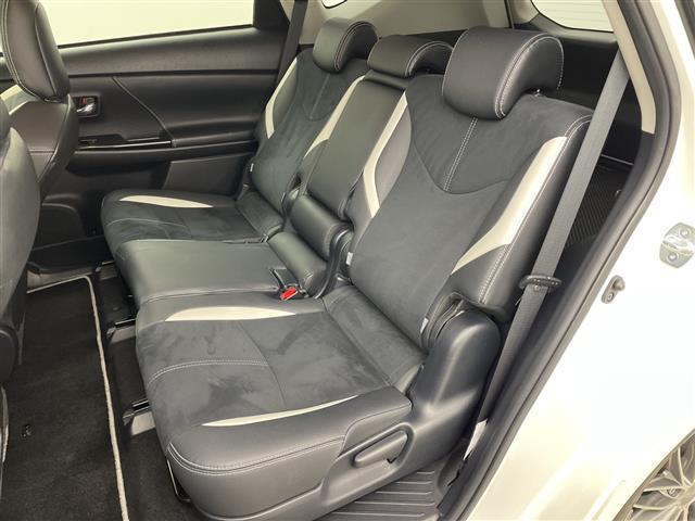 プリウスアルファ Sツーリングセレクション・G’s アルパイン製9インチナビ CD DVD Bluetooth フルセグTV バックカメラ ETC 前後ドライブレコーダー ハーフレザーシート 社外17インチアルミホイール HIDライト スマートキー(23枚目)