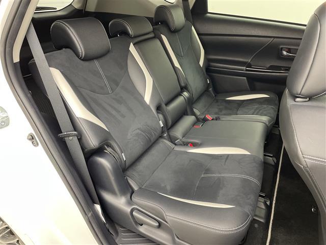 プリウスアルファ Sツーリングセレクション・G’s アルパイン製9インチナビ CD DVD Bluetooth フルセグTV バックカメラ ETC 前後ドライブレコーダー ハーフレザーシート 社外17インチアルミホイール HIDライト スマートキー(24枚目)