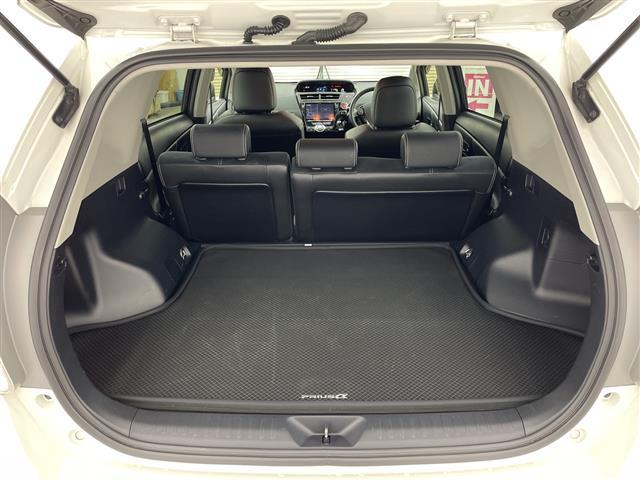 プリウスアルファ Sツーリングセレクション・G’s アルパイン製9インチナビ CD DVD Bluetooth フルセグTV バックカメラ ETC 前後ドライブレコーダー ハーフレザーシート 社外17インチアルミホイール HIDライト スマートキー(25枚目)