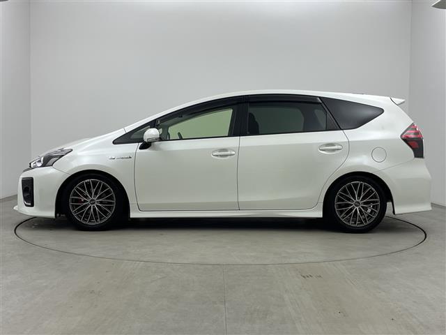 プリウスアルファ Sツーリングセレクション・G’s アルパイン製9インチナビ CD DVD Bluetooth フルセグTV バックカメラ ETC 前後ドライブレコーダー ハーフレザーシート 社外17インチアルミホイール HIDライト スマートキー(28枚目)