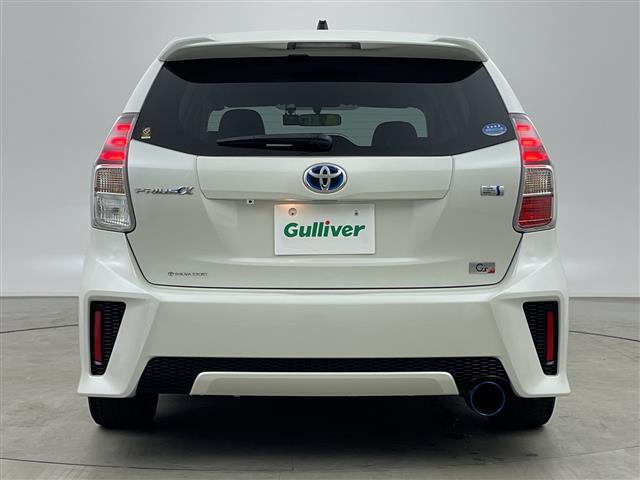 プリウスアルファ Sツーリングセレクション・G’s アルパイン製9インチナビ CD DVD Bluetooth フルセグTV バックカメラ ETC 前後ドライブレコーダー ハーフレザーシート 社外17インチアルミホイール HIDライト スマートキー(29枚目)