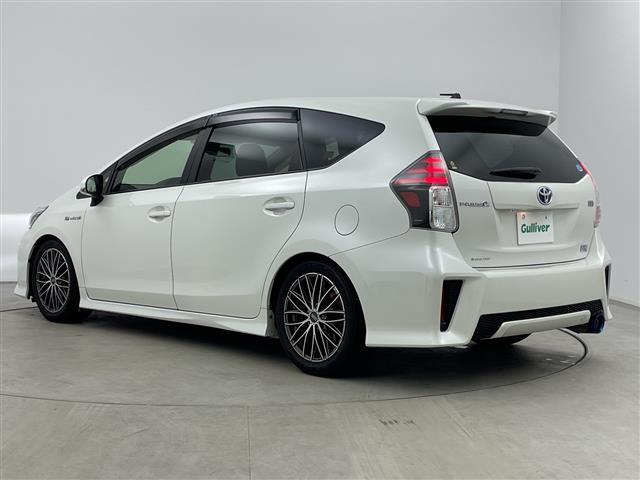 プリウスアルファ Sツーリングセレクション・G’s アルパイン製9インチナビ CD DVD Bluetooth フルセグTV バックカメラ ETC 前後ドライブレコーダー ハーフレザーシート 社外17インチアルミホイール HIDライト スマートキー(42枚目)