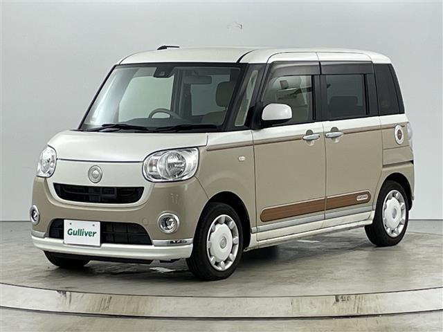 ムーヴキャンバス Ｘリミテッドメイクアップ　ＳＡＩＩ　禁煙車　オーディオ　両側パワースライドドア　衝突軽減ブレーキ　アイドリングストップ　レーンキープアシスト　オートエアコン　フロアマット　スマートキー　プッシュスタート　ベンチシート　電動格納ミラー（30枚目）
