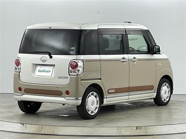 ムーヴキャンバス Ｘリミテッドメイクアップ　ＳＡＩＩ　禁煙車　オーディオ　両側パワースライドドア　衝突軽減ブレーキ　アイドリングストップ　レーンキープアシスト　オートエアコン　フロアマット　スマートキー　プッシュスタート　ベンチシート　電動格納ミラー（34枚目）
