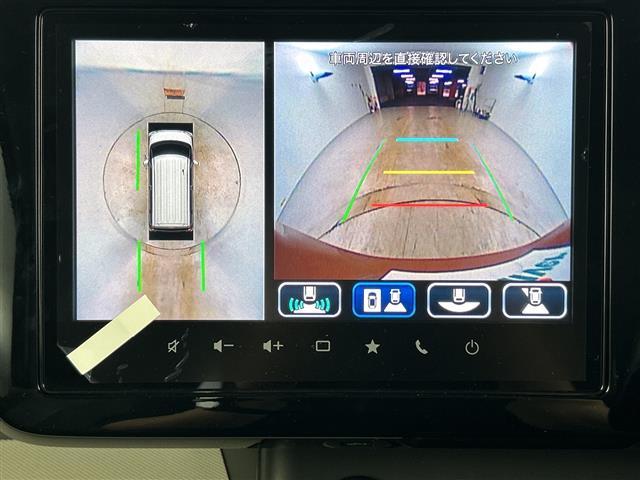 スペーシア ハイブリッドX 禁煙車 純正9インチナビ 全方位カメラ 衝突軽減ブレーキ 両側パワースライドドア シートヒーター アイドリングストップ レーンキープアシスト オートマチックハイビーム スマートキー Bluetooth(4枚目)