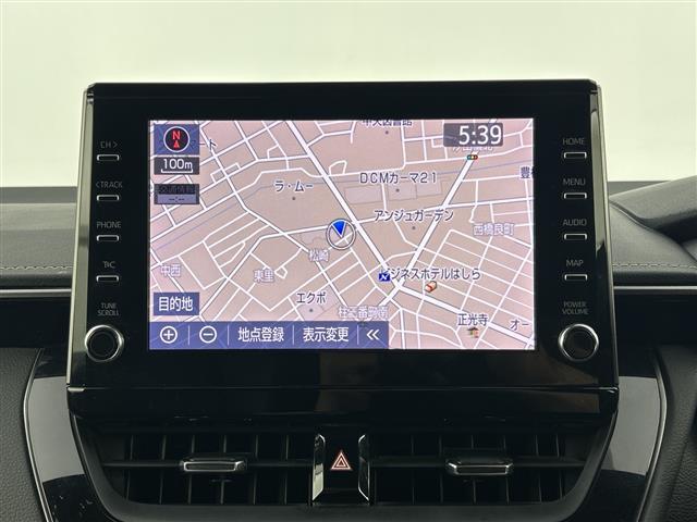 カローラツーリング ハイブリッド ダブルバイビー 禁煙車 純正9インチナビ バックカメラ 衝突軽減ブレーキ AC100V電源 ステアリングヒーター シートヒーター ドライブレコーダー ETC レーダークルーズコントロール オートマチックハイビーム(6枚目)