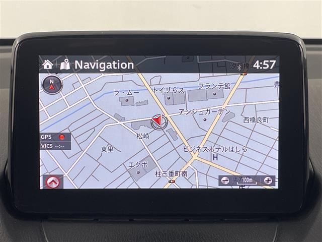 デミオ XD 禁煙車 純正7インチナビ バックカメラ 衝突軽減ブレーキ ブラインドスポットモニター アイドリングストップ ETC ワンセグTV Bluetooth レーンキープアシスト パーキングセンサー USB(5枚目)