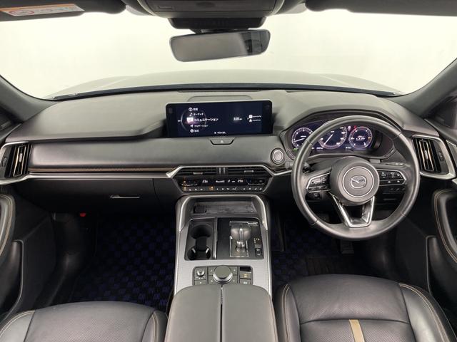 CX-60 XD-ハイブリッド エクスクルーシブスポーツ 禁煙車 純正10.25インチナビ 全方位カメラ BOSEサウンド ブラインドスポットモニター ヘッドアップディスプレイ AC100V電源 ETC 衝突軽減ブレーキ ワイヤレス充電 ステアリングヒーター(2枚目)