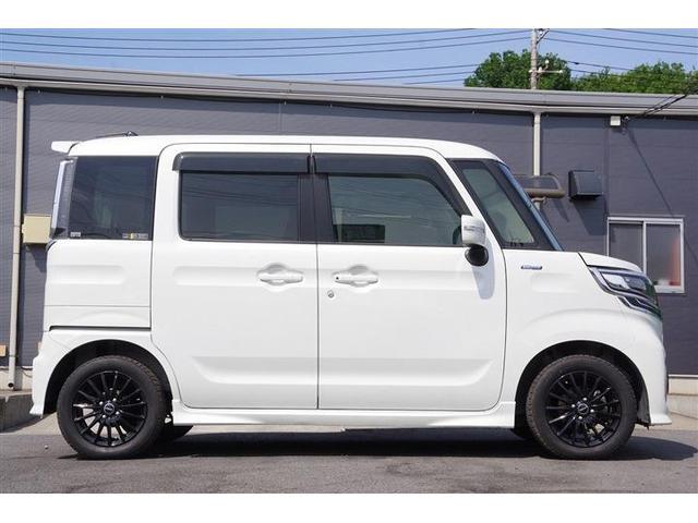 スペーシアカスタム ハイブリッドGS 両側スライド・片側電動 ナビ TV クリアランスソナー 衝突被害軽減システム LEDヘッドランプ スマートキー アイドリングストップ 電動格納ミラー シートヒーター ベンチシート CVT(4枚目)