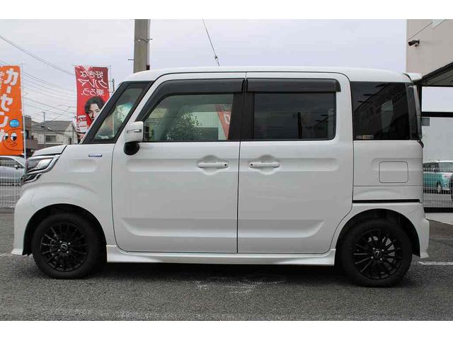 スペーシアカスタム ハイブリッドGS 両側スライド・片側電動 ナビ TV クリアランスソナー 衝突被害軽減システム LEDヘッドランプ スマートキー アイドリングストップ 電動格納ミラー シートヒーター ベンチシート CVT(5枚目)