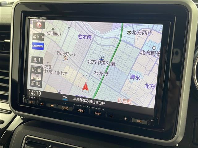 スペーシアカスタム ハイブリッドＸＳターボ　／純正８インチナビ／ＣＤ／ＤＶＤ／Ｂｌｕｅｔｏｏｔｈ／ＳＤ／全周囲カメラ／両側パワースライドドア／衝突軽減システム／クルーズコントロール／シートヒーター／ドアバイザー／フロアマット／１５インチアルミ（3枚目）