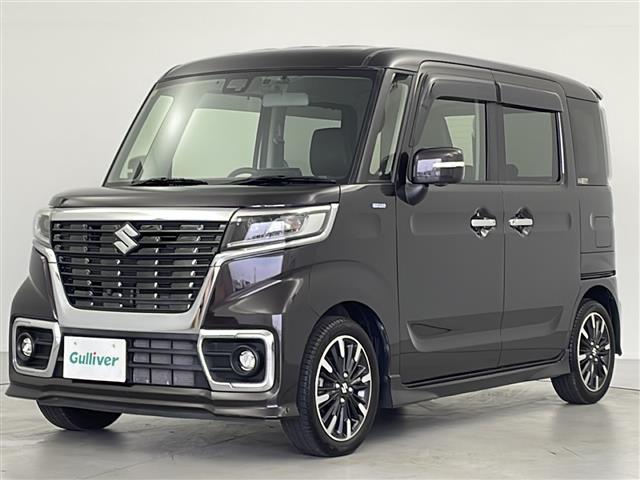 スペーシアカスタム ハイブリッドＸＳターボ　／純正８インチナビ／ＣＤ／ＤＶＤ／Ｂｌｕｅｔｏｏｔｈ／ＳＤ／全周囲カメラ／両側パワースライドドア／衝突軽減システム／クルーズコントロール／シートヒーター／ドアバイザー／フロアマット／１５インチアルミ（32枚目）