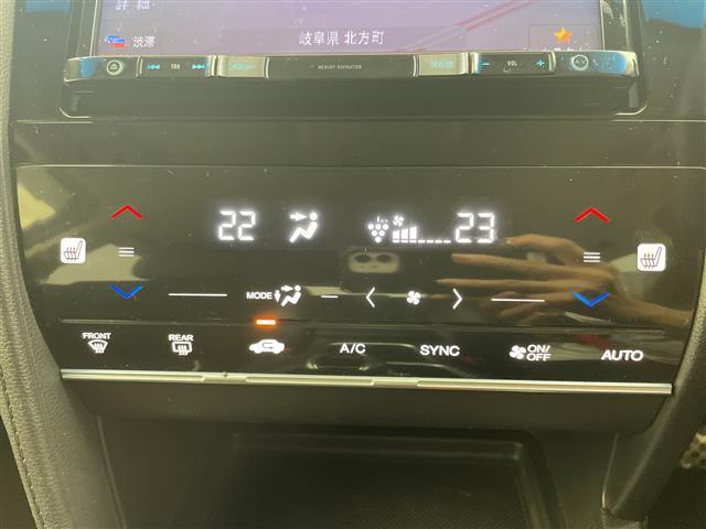 シャトル ハイブリッドＸ　ホンダセンシング　ホンダセンシング　社外８インチナビ　ＣＤ　ＤＶＤ　Ｂｌｕｅｔｏｏｔｈ　ＳＤ　バックカメラ　レーダークルーズコントロール　前方ドライブレコーダー　前席シートヒーター　ハーフレザーシート　パドルシフト（5枚目）